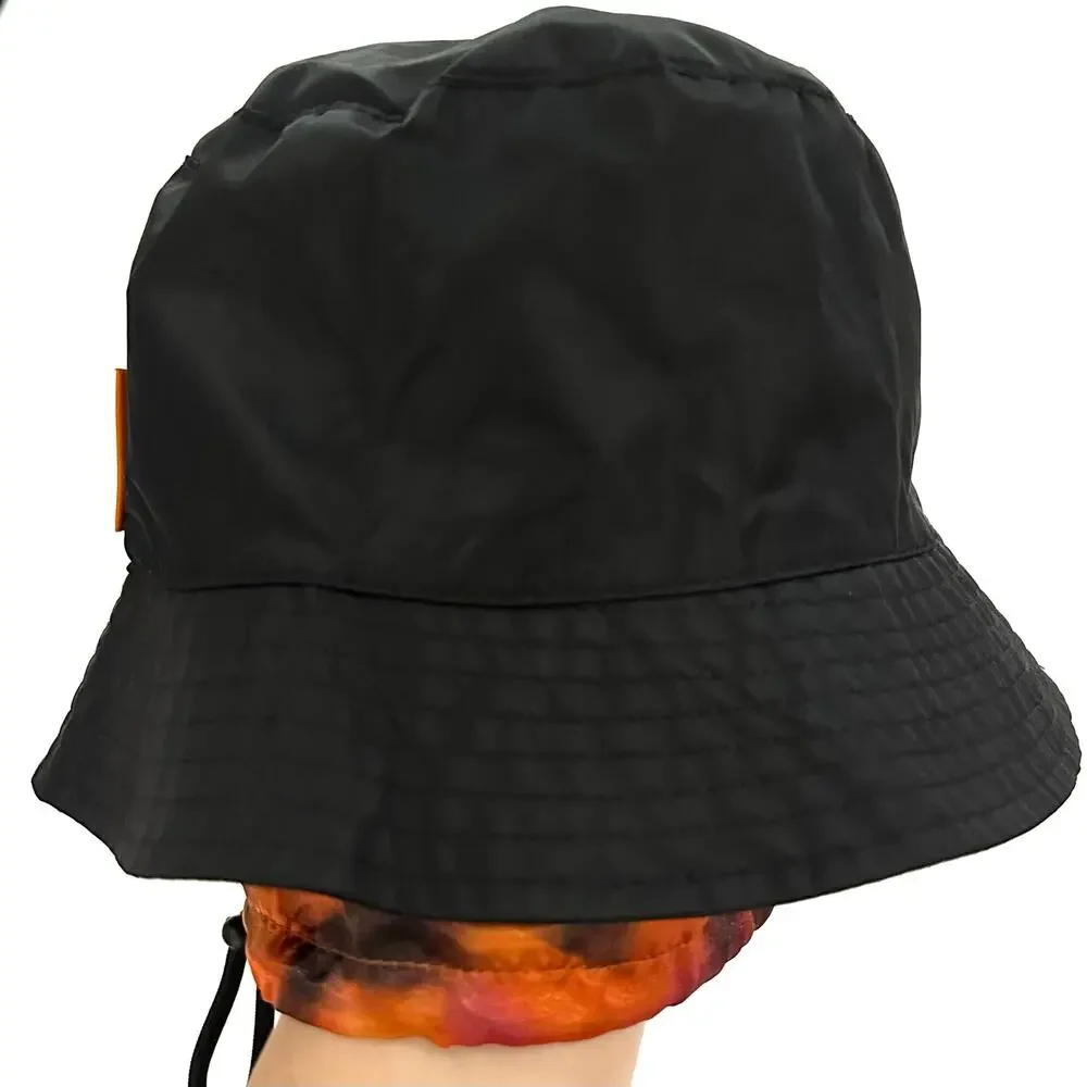 Fenty Beauty Exclusive Black Satin Lined Nylon Bucket Hat One Size